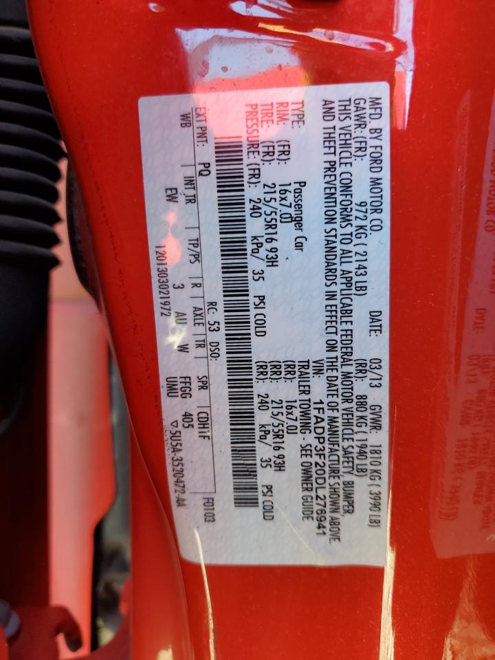 1FADP3F20DL276941 2013 Ford Focus Se