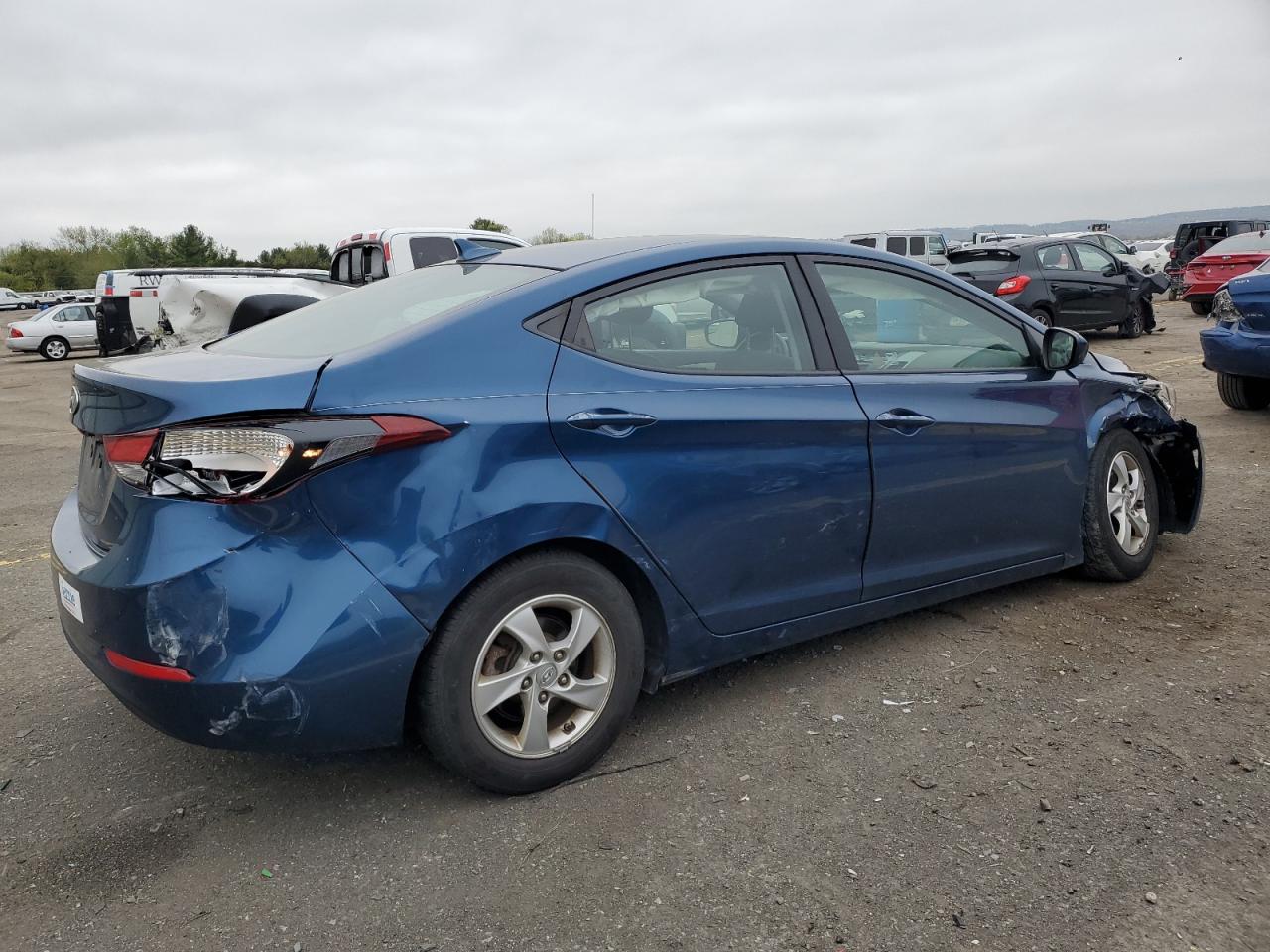 KMHDH4AE9EU091650 2014 Hyundai Elantra Se