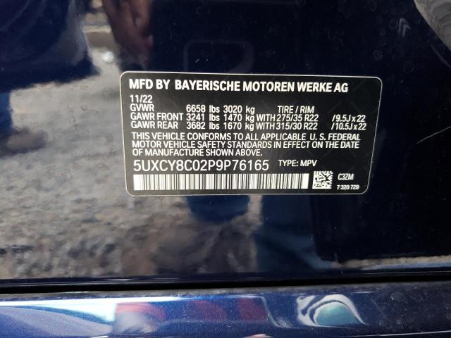 2023 BMW X6 M50I 5UXCY8C02P9P76165