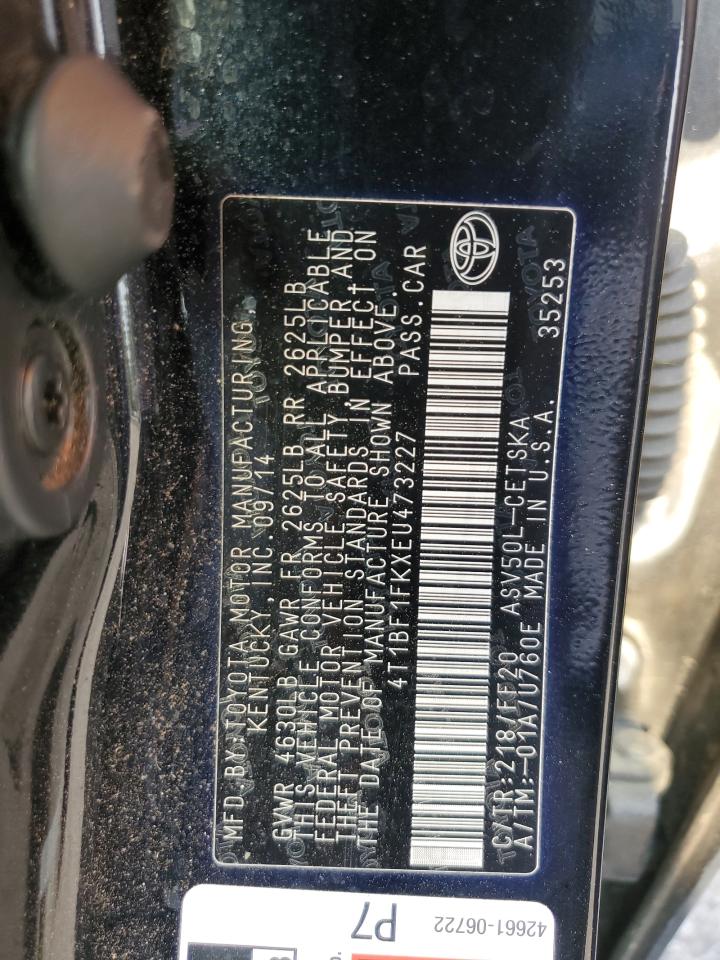4T1BF1FKXEU473227 2014 Toyota Camry L