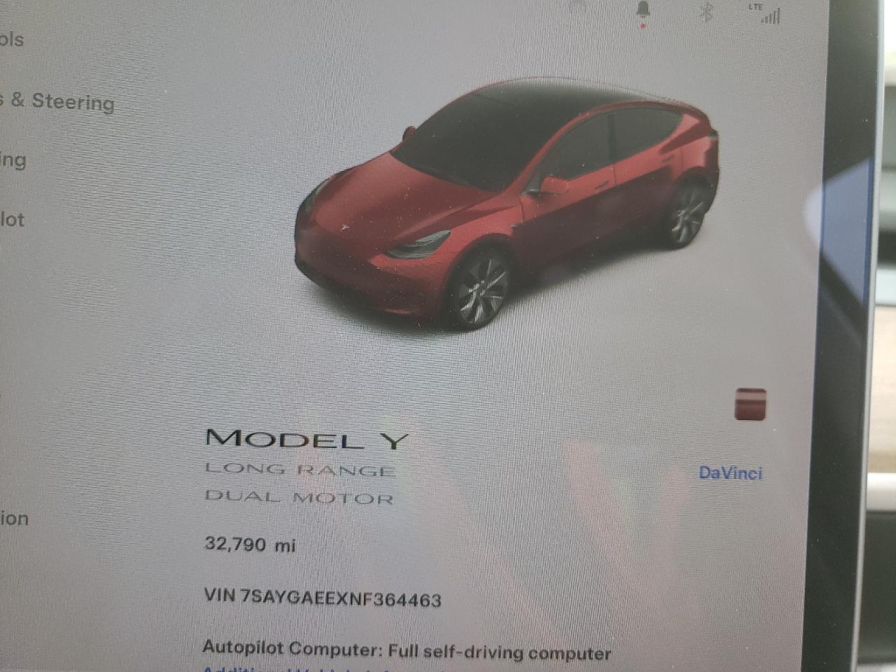 7SAYGAEEXNF364463 2022 Tesla Model Y