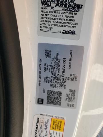 2022 Chevrolet Silverado C2500 Heavy Duty VIN: 1GC0WLE73NF273508 Lot: 49339264