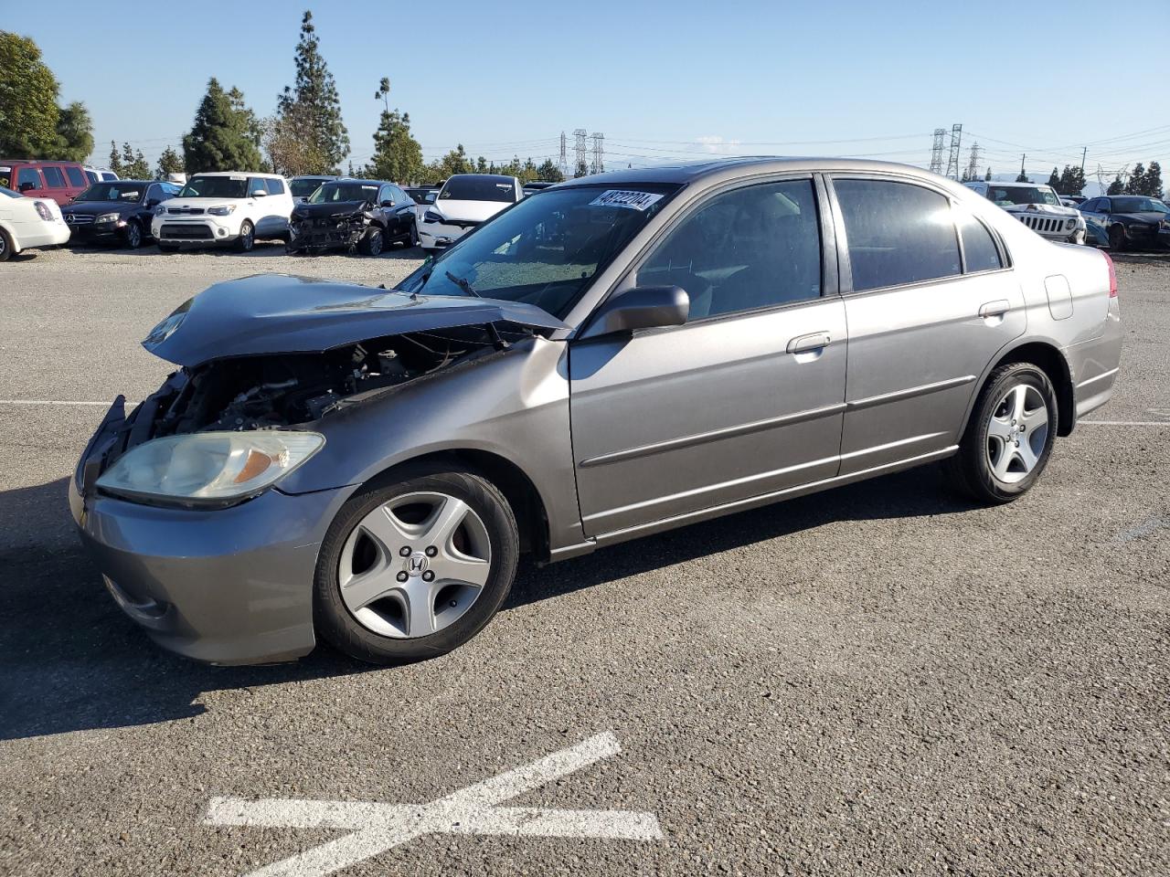 2HGES26785H587214 2005 Honda Civic Ex