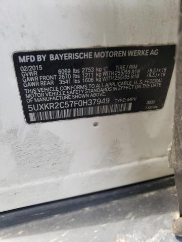 2015 BMW X5 SDRIVE3 - 5UXKR2C57F0H37949