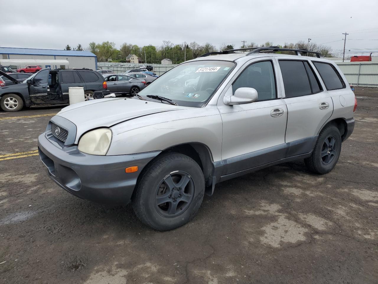 KM8SC73D43U381982 2003 Hyundai Santa Fe Gls