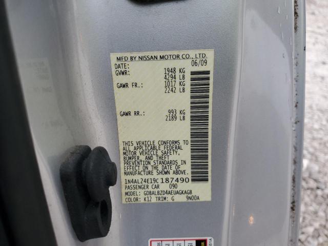 2009 Nissan Altima 2.5S VIN: 1N4AL24E19C187490 Lot: 49966624