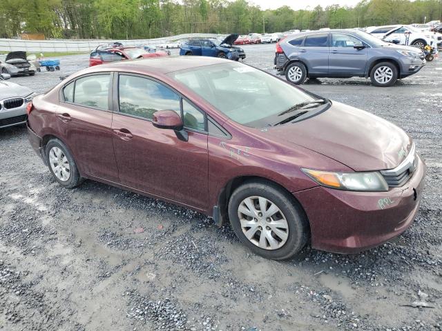 2012 Honda Civic Lx VIN: 2HGFB2F5XCH572715 Lot: 50473214