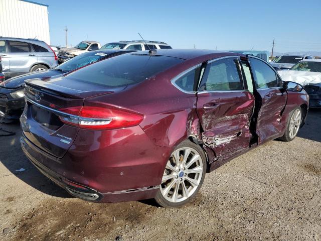 2017 Ford Fusion Titanium VIN: 3FA6P0K90HR207457 Lot: 50898354