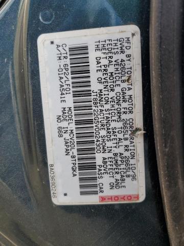 1997 Lexus Es 300 VIN: JT8BF22G5V0024300 Lot: 51984604