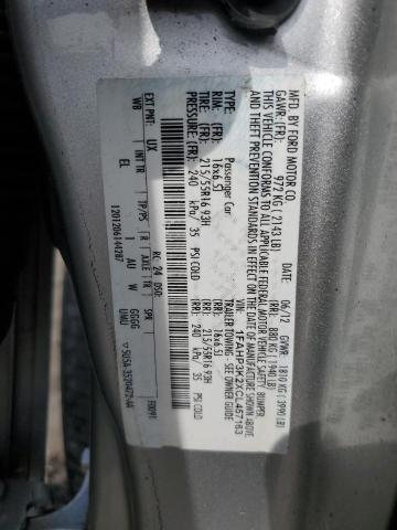 2012 Ford Focus Se VIN: 1FAHP3K2XCL457163 Lot: 50292364