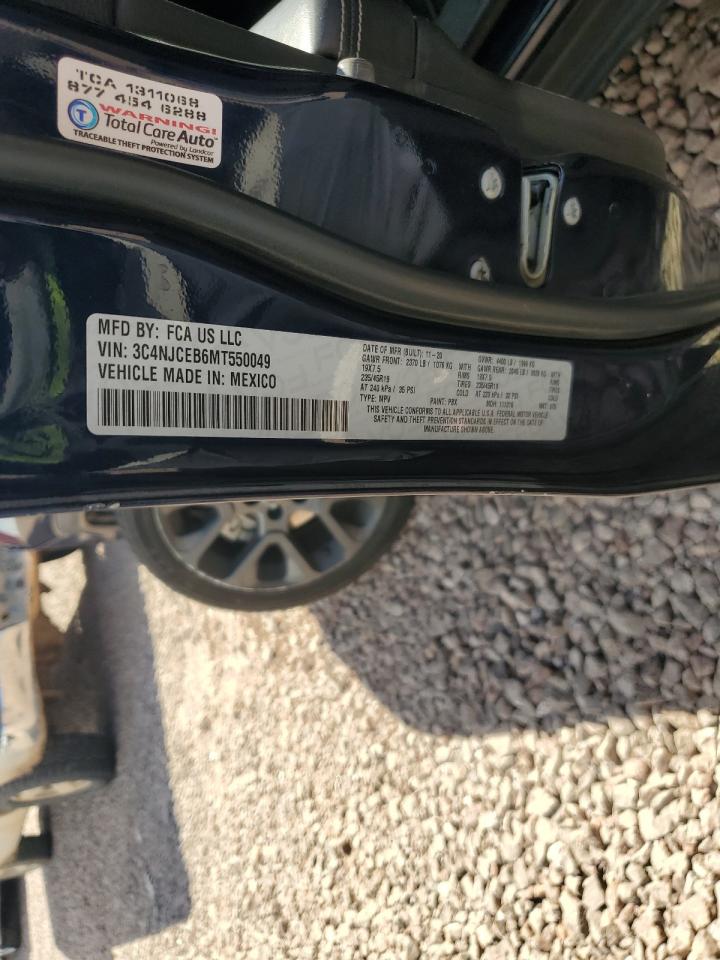 3C4NJCEB6MT550049 2021 Jeep Compass 80Th Edition