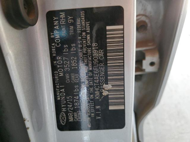 2015 Hyundai Accent Gls VIN: KMHCT4AE6FU903918 Lot: 51961474