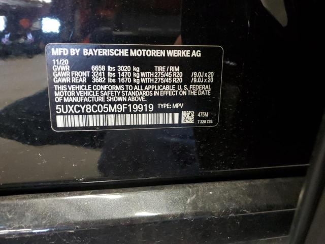 2021 BMW X6 M50I 5UXCY8C05M9F19919