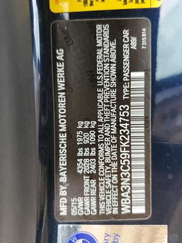 VIN WBA3N3C59FK234753 2015 BMW 4 Series, 428 I no.12