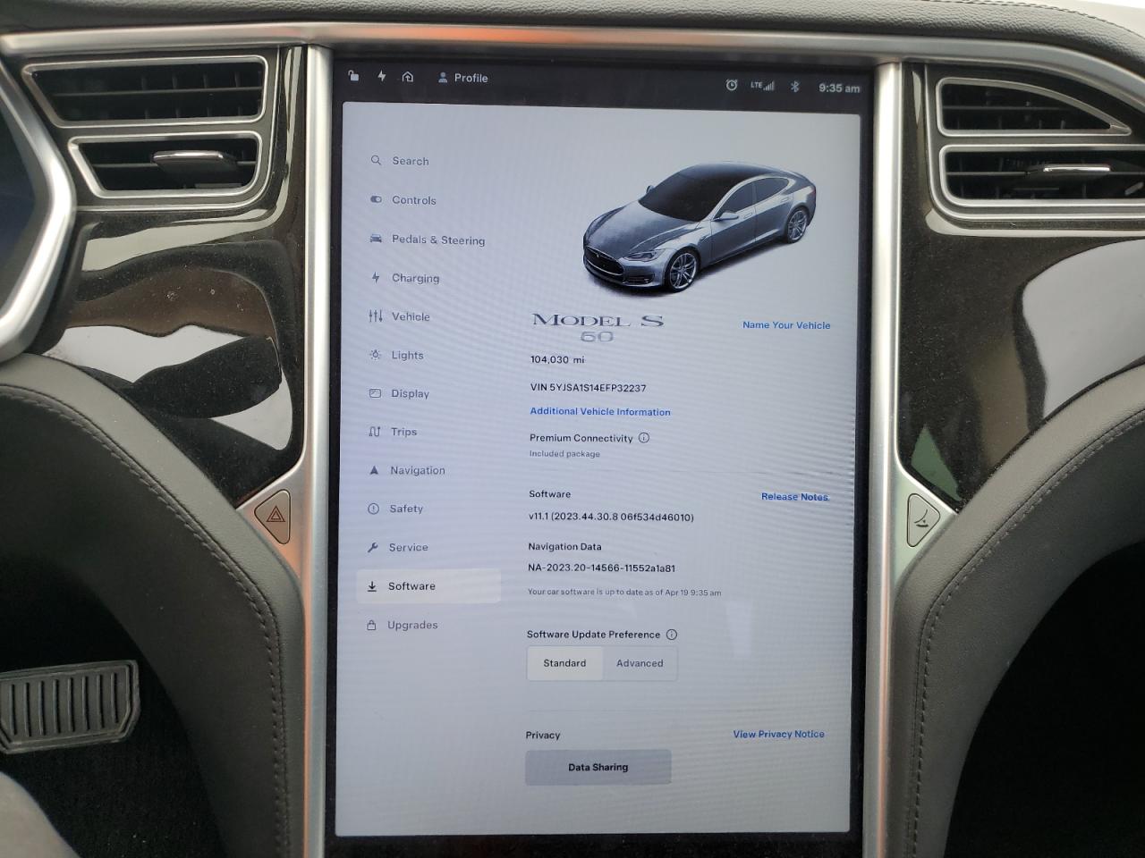 5YJSA1S14EFP32237 2014 Tesla Model S