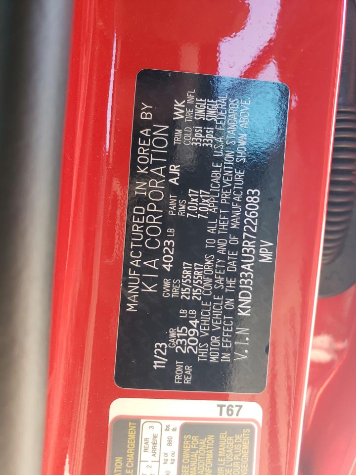 KNDJ33AU3R7226083 2024 Kia Soul Ex