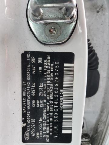 2018 Kia Optima Lx VIN: 5XXGT4L3XJG260750 Lot: 50167764