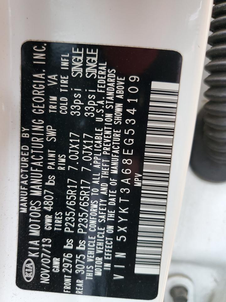 5XYKT3A68EG534109 2014 Kia Sorento Lx