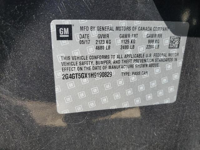 2017 BUICK REGAL GS - 2G4GT5GX1H9190829