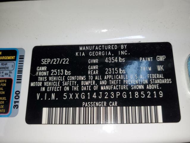 2023 Kia K5 Lxs VIN: 5XXG14J23PG185219 Lot: 53242804