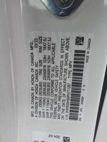 2023 HONDA CR-V SPORT - 2HKRS5H50PH711287