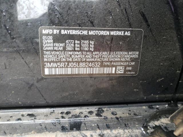2020 BMW 330XI - 3MW5R7J05L8B24632