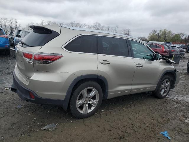 2015 Toyota Highlander Limited VIN: 5TDDKRFH2FS170105 Lot: 49218504