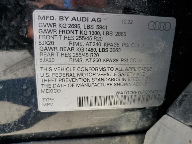 2023 AUDI Q5 E PREMI WA1G2BFY0P2074724