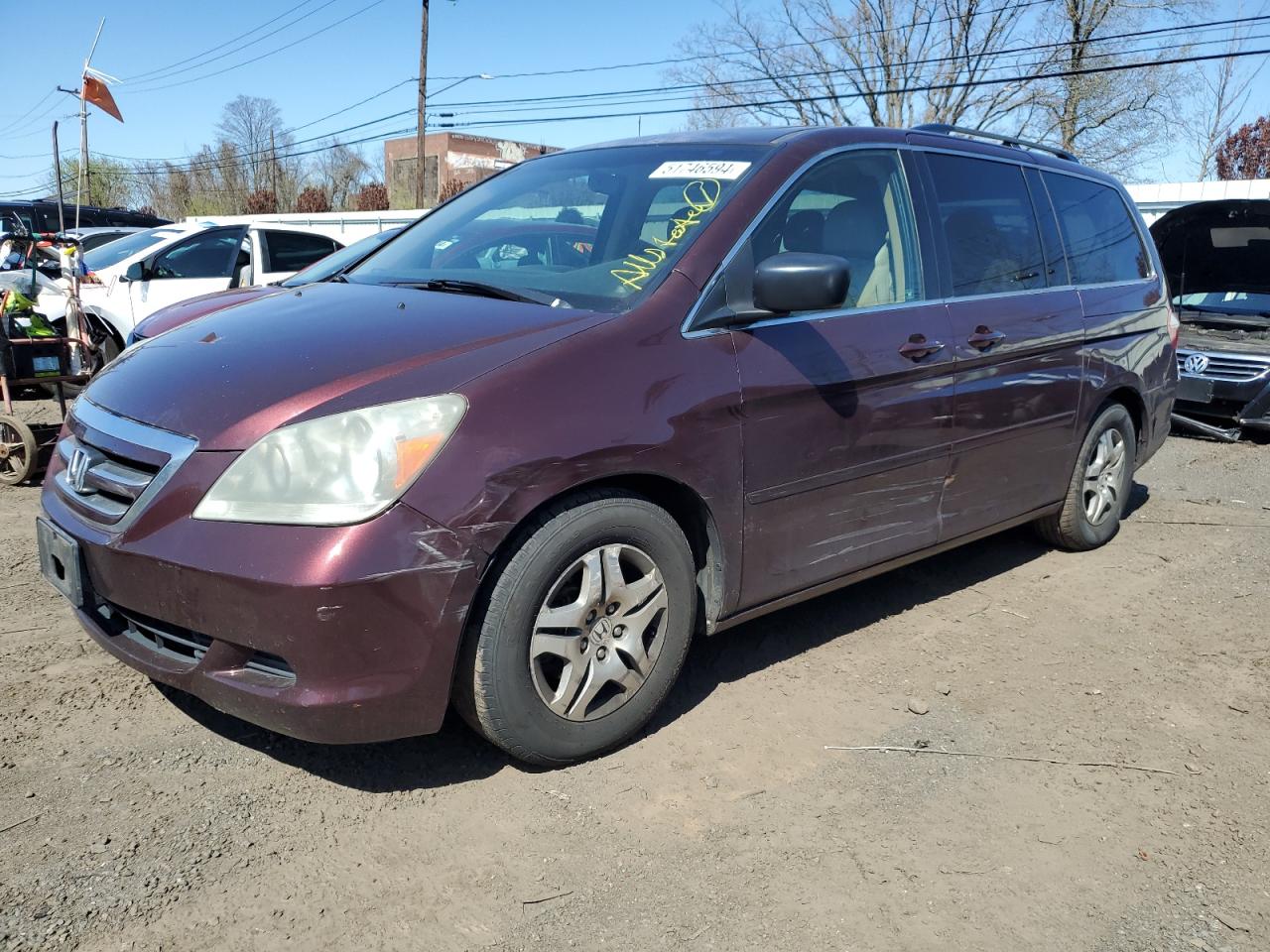 5FNRL38737B406318 2007 Honda Odyssey Exl