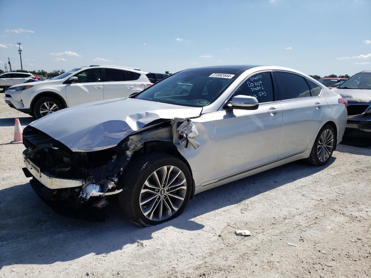 KMHGN4JE7GU122354 2016 Hyundai Genesis 3.8L