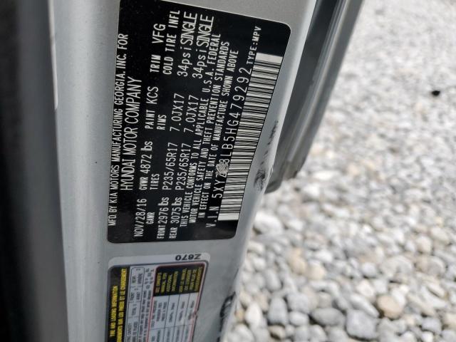 2017 Hyundai Santa Fe Sport VIN: 5XYZT3LB5HG479292 Lot: 51389424