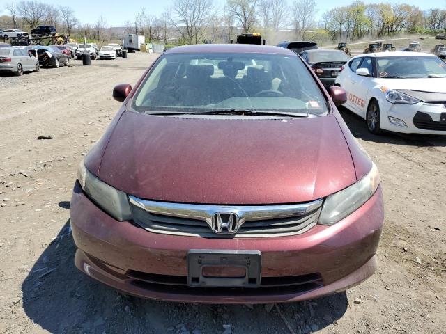 2012 Honda Civic Lx VIN: 2HGFB2F59CH596231 Lot: 52040734