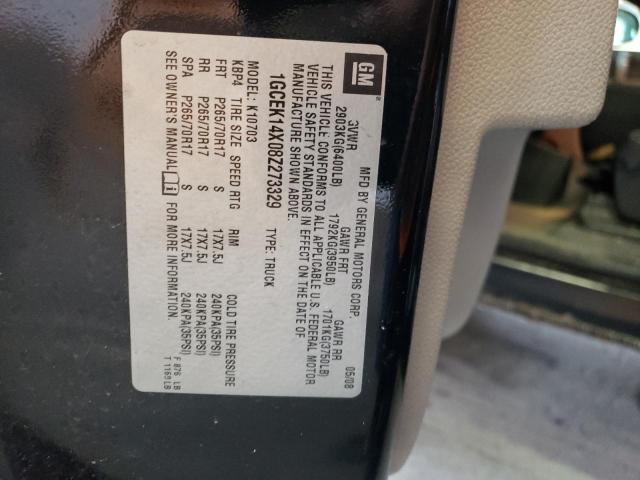 2008 Chevrolet Silverado K1500 VIN: 1GCEK14X08Z273329 Lot: 51811484