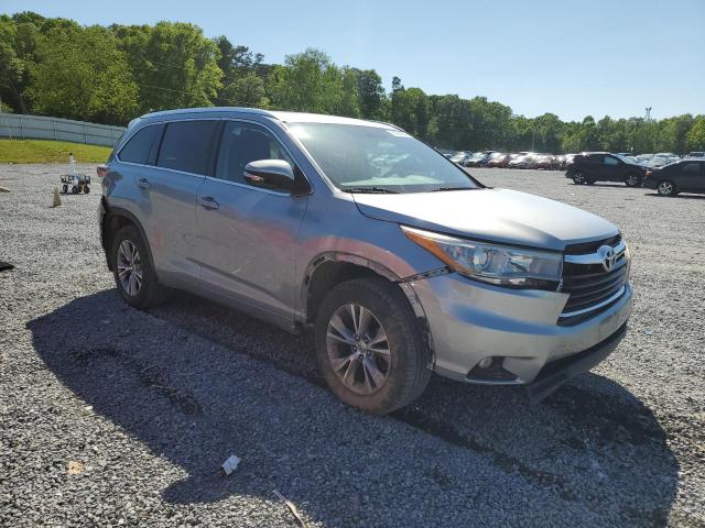 VIN 5TDJKRFH5FS083253 2015 Toyota Highlander, Xle no.4