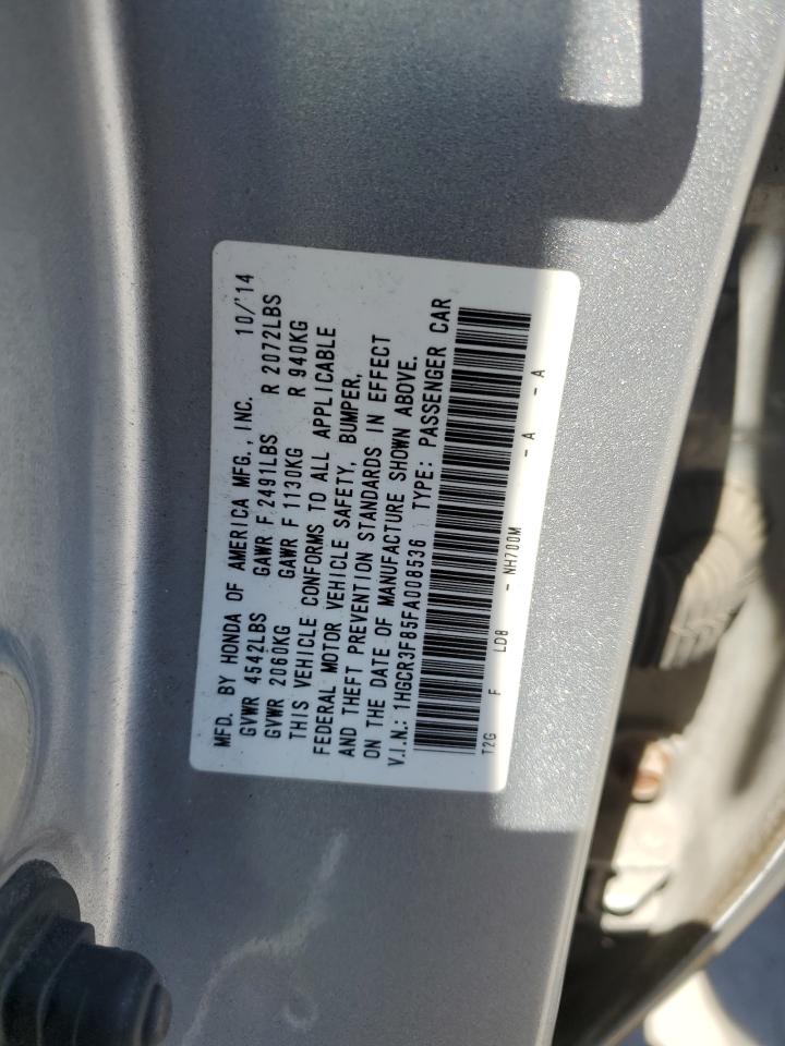 1HGCR3F85FA008536 2015 Honda Accord Exl