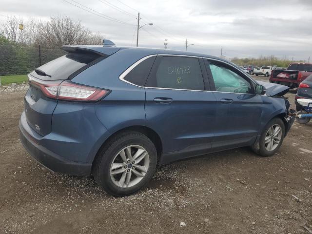 FORD EDGE SEL 2018 blue  gas 2FMPK4J91JBC46726 photo #4