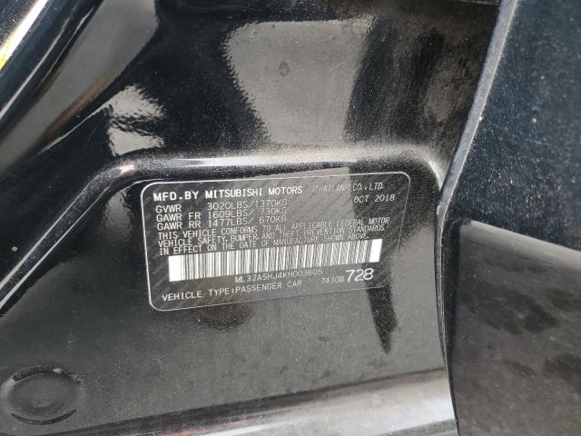 2019 MITSUBISHI MIRAGE LE ML32A5HJ4KH003605