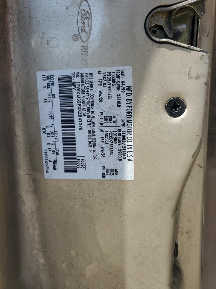 1FMZU32E3XZB41278 1999 Ford Explorer