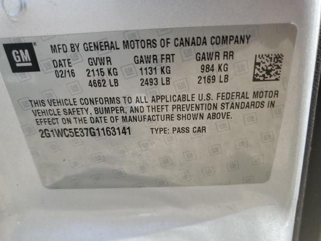 2016 Chevrolet Impala Limited Ltz VIN: 2G1WC5E37G1163141 Lot: 51375774