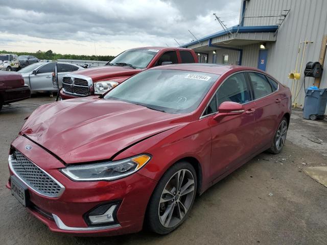 Lot #2494349923 2019 FORD FUSION TIT salvage car