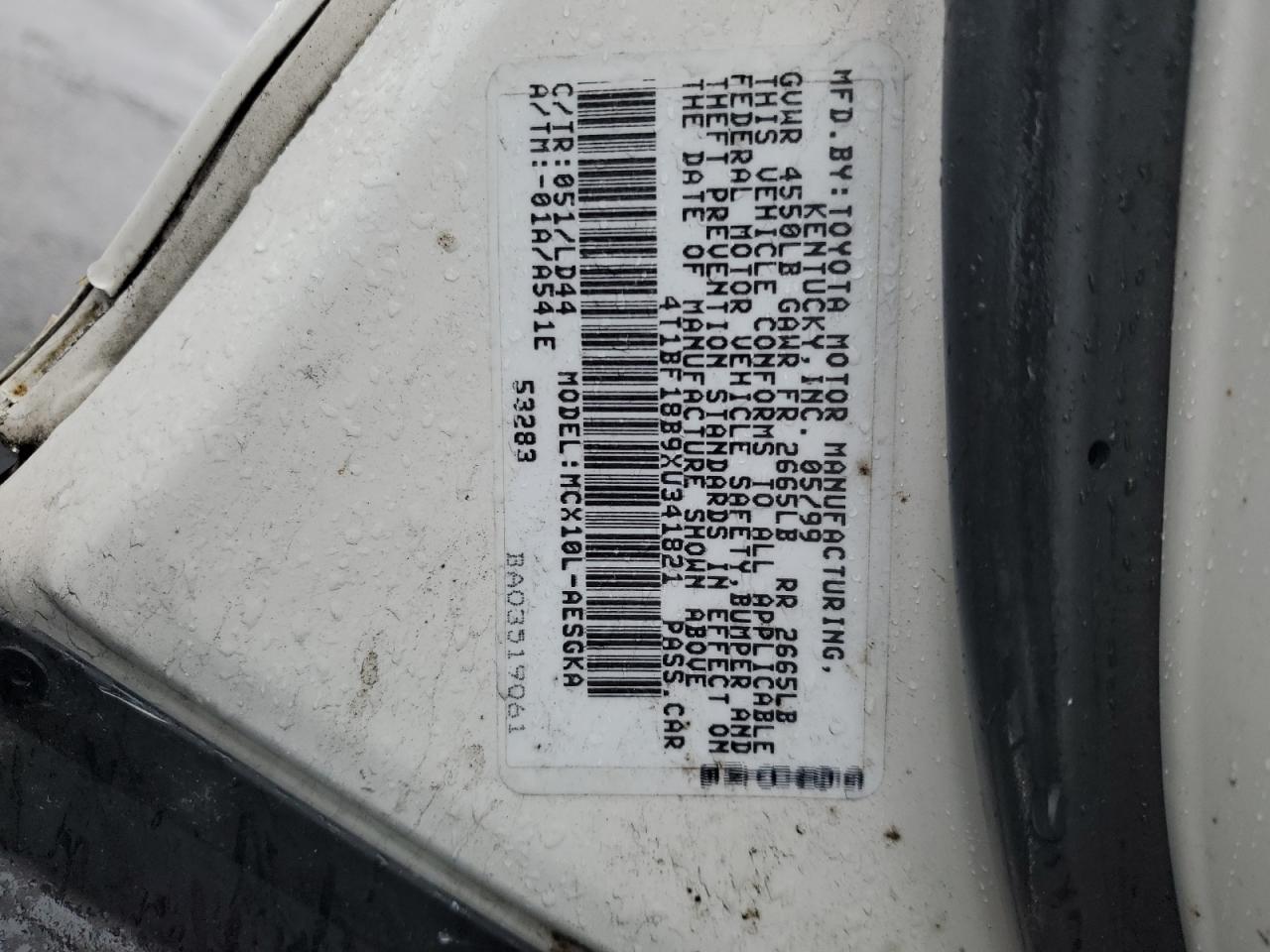 4T1BF18B9XU341821 1999 Toyota Avalon Xl