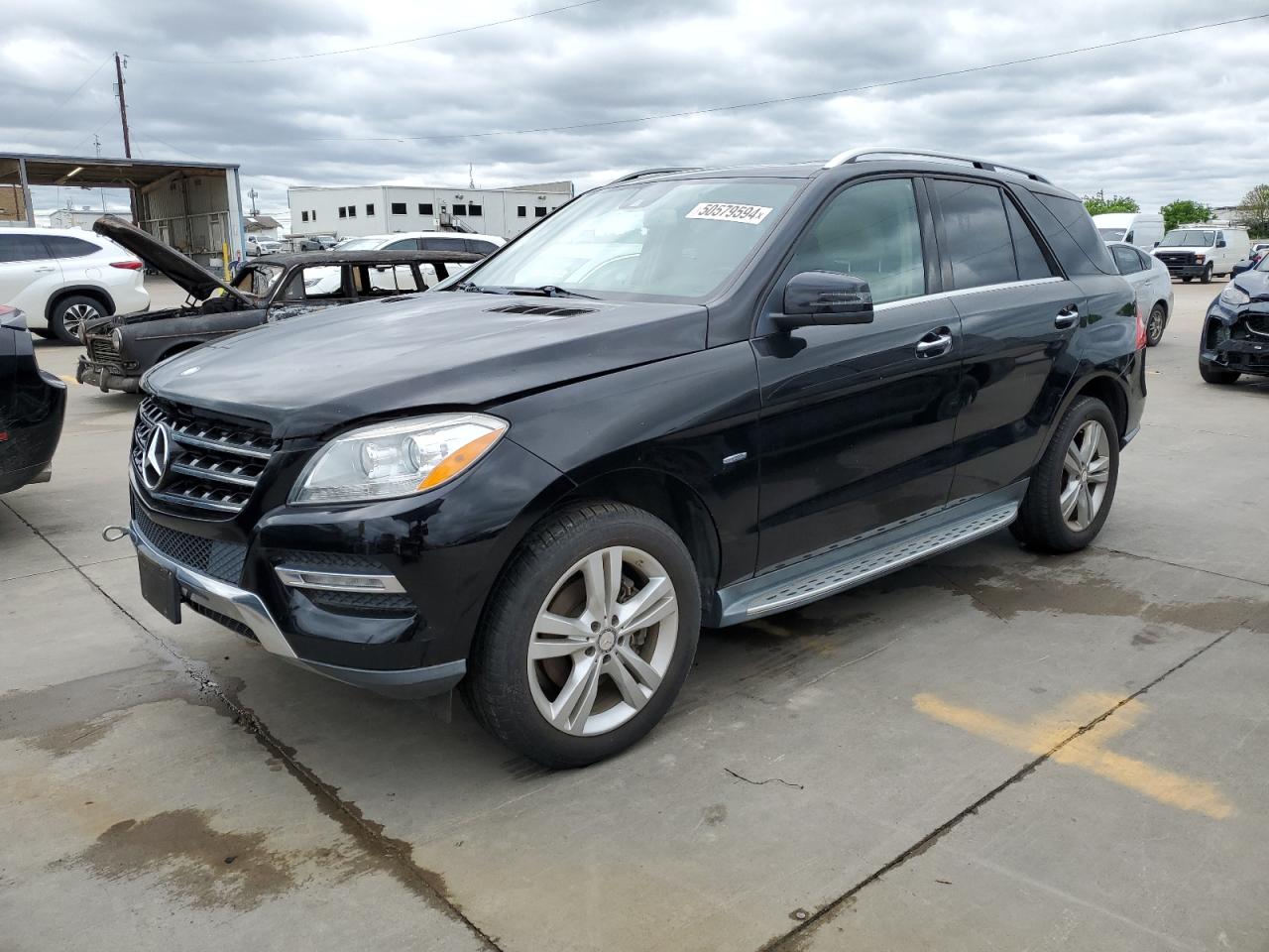 Lot #2471247904 2012 MERCEDES-BENZ ML 350 BLU