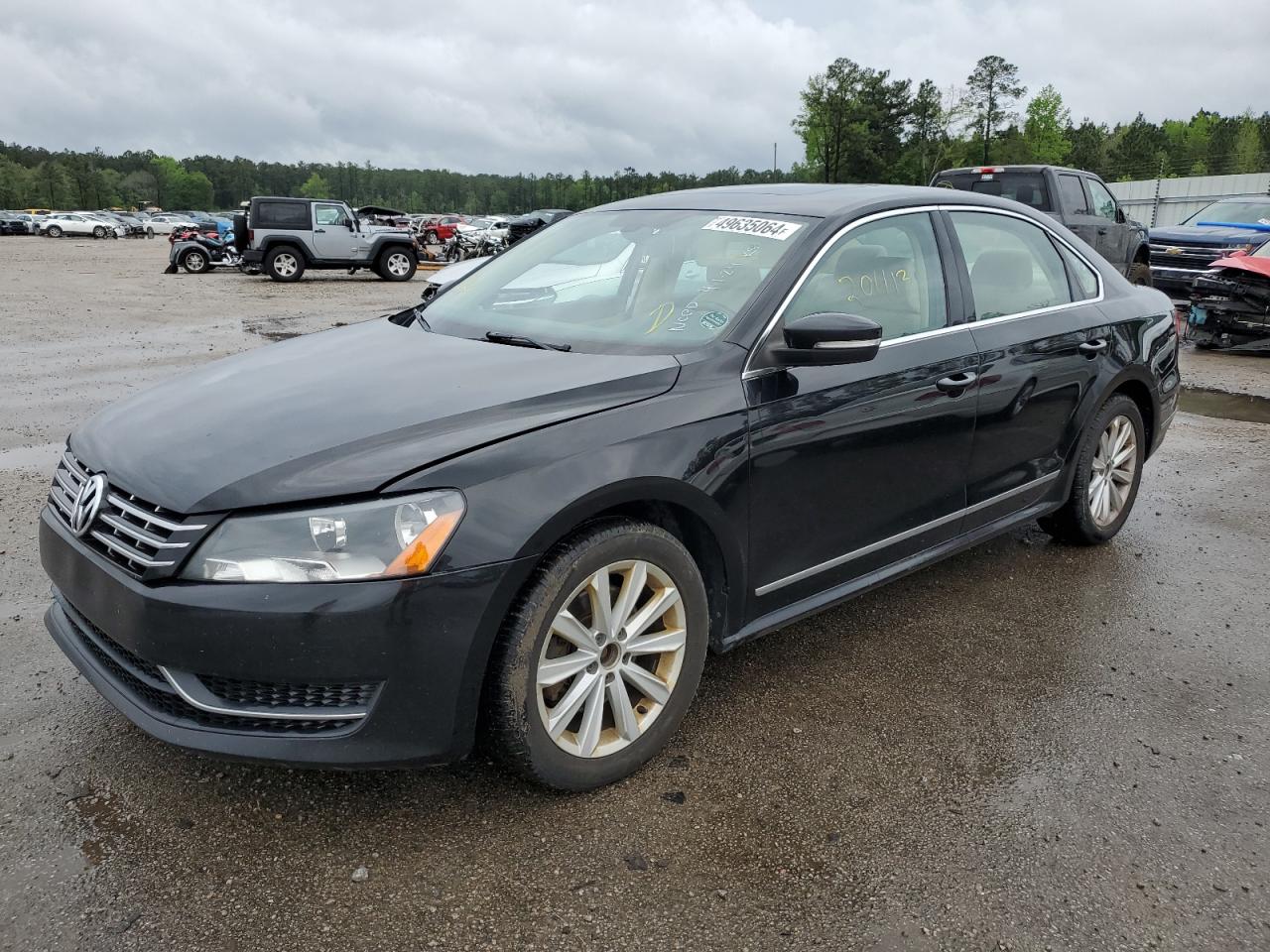 1VWCH7A35DC054788 2013 Volkswagen Passat Sel