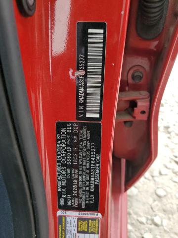 2015 KIA RIO LX - KNADM4A31F6435277
