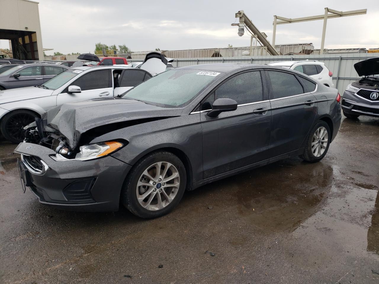 2019 Ford Fusion Se vin: 3FA6P0HD6KR133562