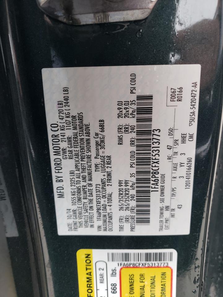 1FA6P8CFXF5313773 2015 Ford Mustang Gt