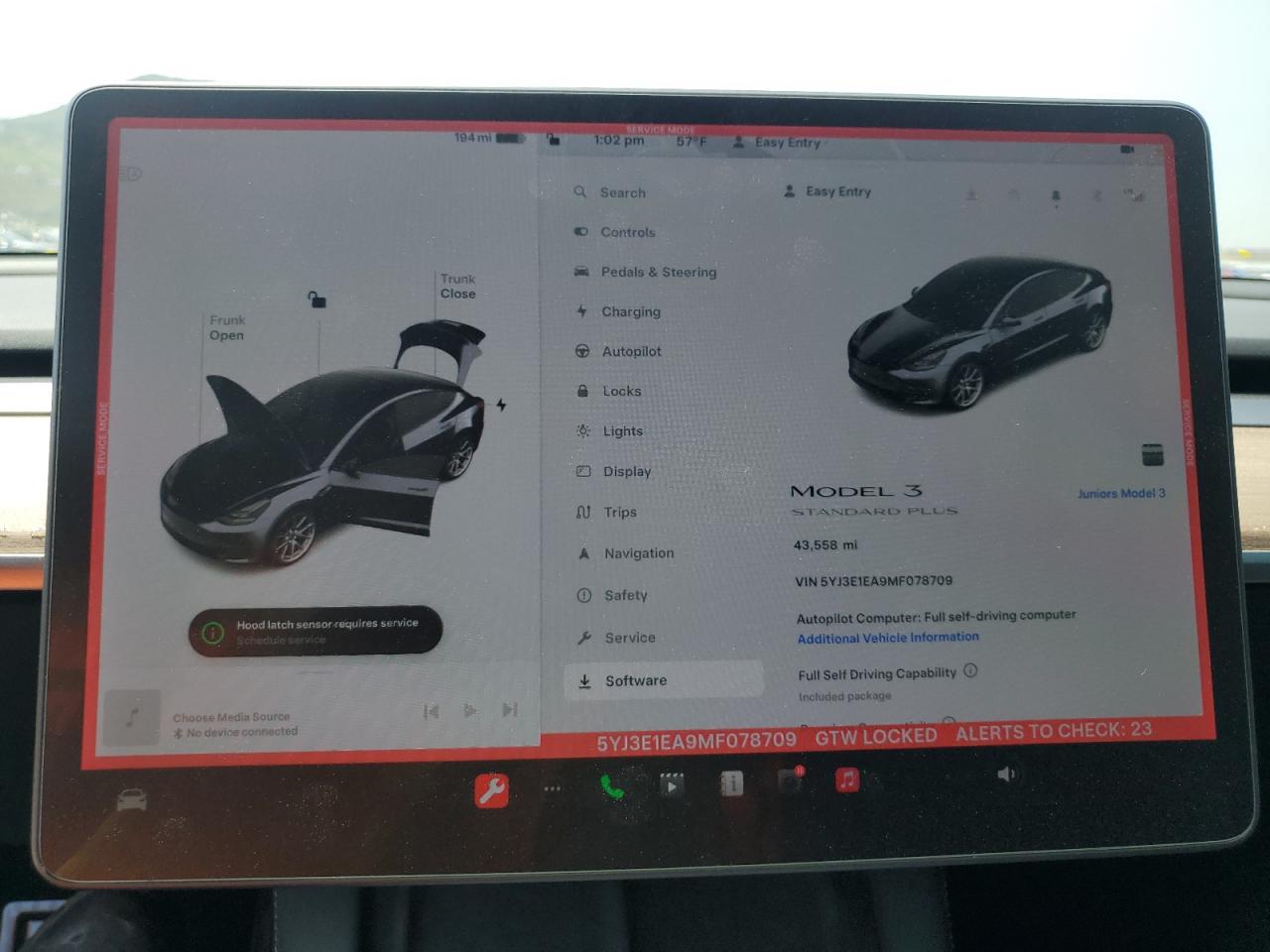 5YJ3E1EA9MF078709 2021 Tesla Model 3