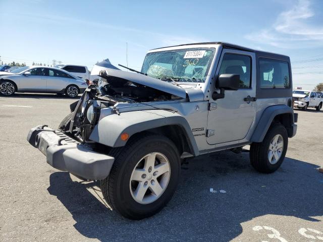 Lot #2517466885 2016 JEEP WRANGLER S salvage car