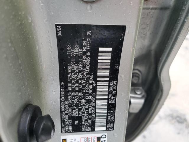 2004 Toyota Highlander VIN: JTEEP21A140050010 Lot: 49673634