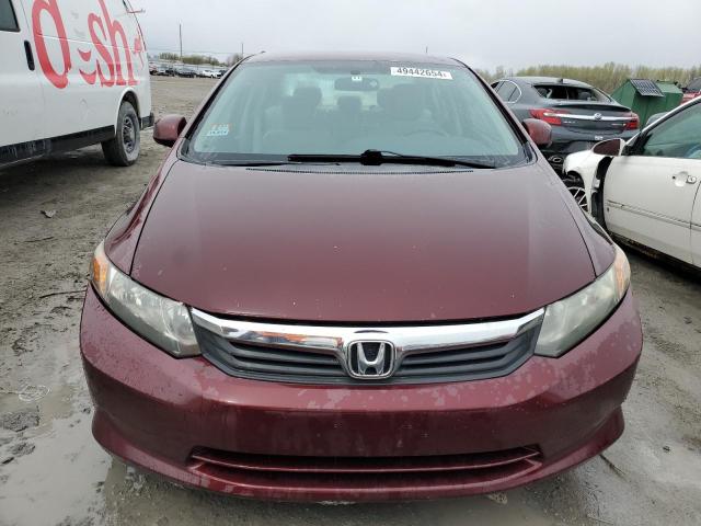 2012 Honda Civic Lx VIN: 2HGFB2F52CH542477 Lot: 49442654